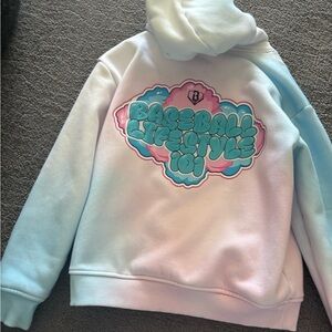 Baseball Lifestyle 101 Cotton Candy Hoodie
